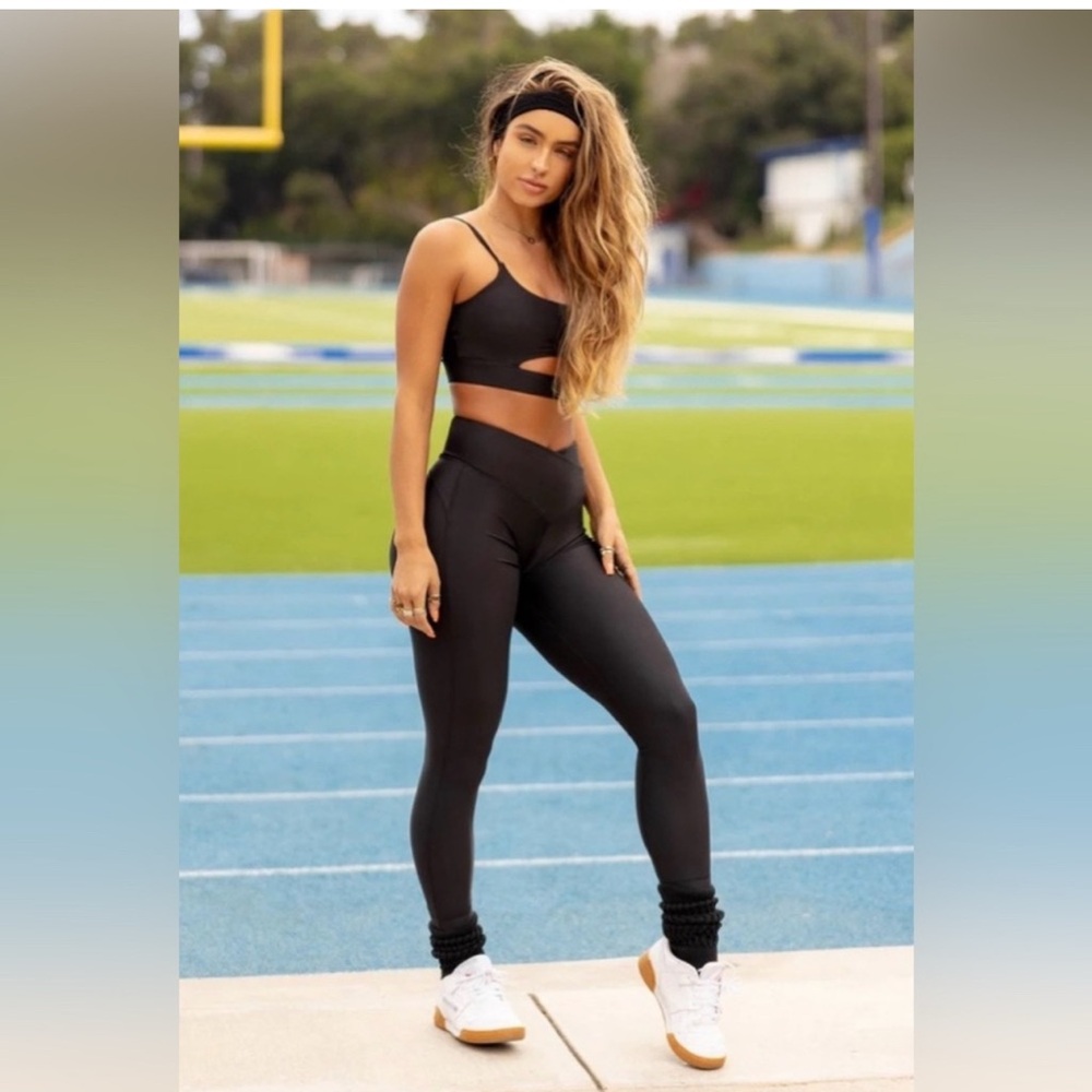 SOMMER RAY Black high-waisted Women's athletic Leggings size:M